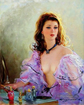 Belle femme KR 003 impressioniste Peinture à l'huile